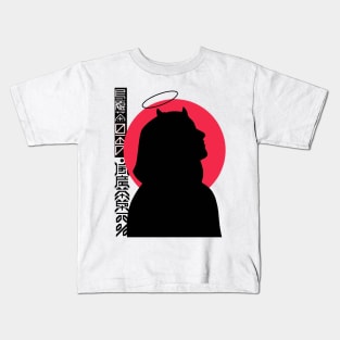 Evil Girl Japanese Vaporwave Urban Style Kids T-Shirt